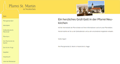 Desktop Screenshot of pfarrei.neukirchen.net